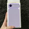 Premium Executive Leather Case for iPhone 16e/17e Large Window Lens Protector Cover