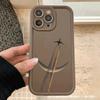 Aviation aircraft white smoke for iPhone11/12/13/14/15promax Apple 16PROMAX mobile phone case