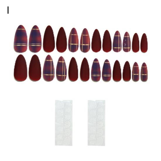 Nail Tip Artificial Quick Building Fully Cover Press On Wearable Fake Full Cover Nail for Female