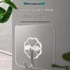 Traceless Reinforced Adhesive Hooks: Transparent, Waterproof, for Kitchenware & Clothes