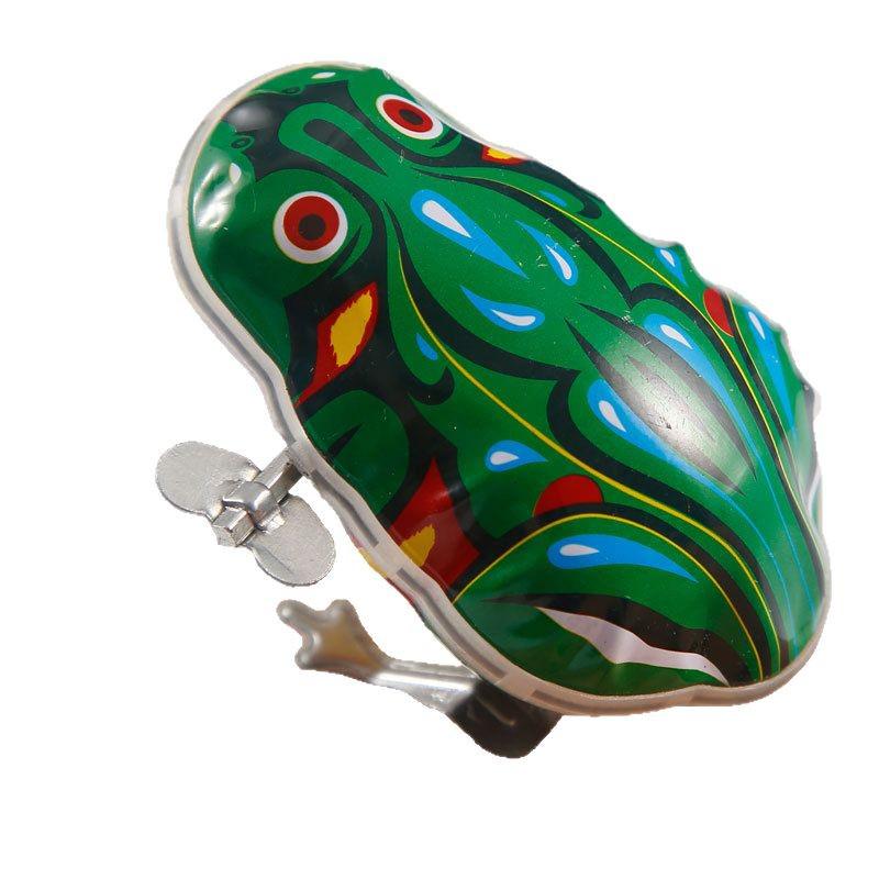 

Жестяная заводная игрушка «Прыгающая лягушка» для детей