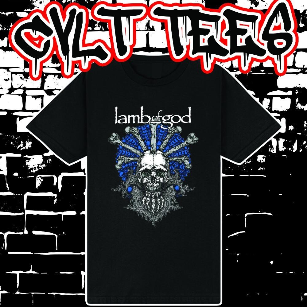 Lamb of God style Band Tee ~ 100% Cotton Unisex T-Shirt M
