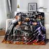 3D game tekken8 Printed blankets picnic blanket Warm blankets Flannel Soft Cozy Blanket Home travel blanket Birthday Gift