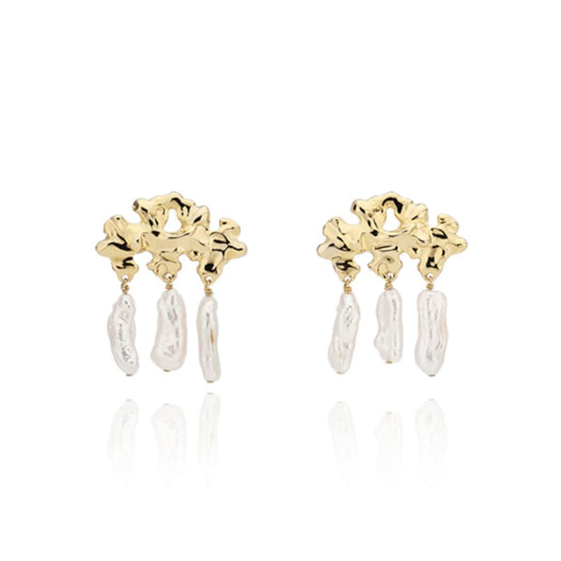 POPPI Gentle Wave Pearl Earrings