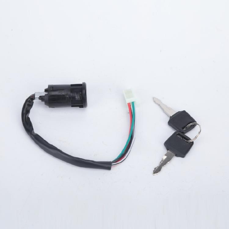 Motorcycle Ignition Switches Assembly with Wiring Harness and Keyed Control, 2 Pack Part for 50Cc To 250Cc Models