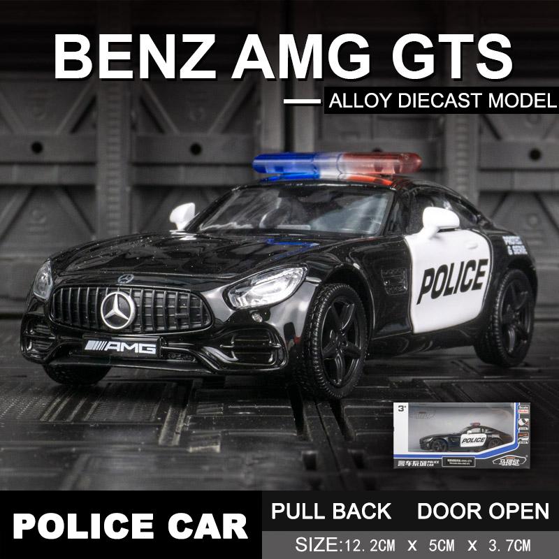 1/36 Police Car Series Alloy Diecast Models Car Toy For Gifts Collections Decorations