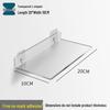 Acrylic Wall-Mounted Bathroom Mirror Cabinet with No-Punch Shelf