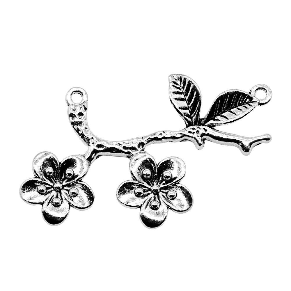 Branch Leaves Connection Components Car Pendant Cute Jewelry