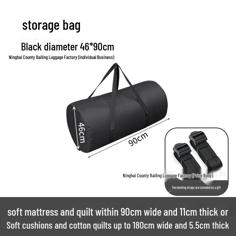 Waterproof Oxford Cloth Fishing Gear Bag: Outdoor Handbag for Rods, Reels, Lures, and Tent Storage.