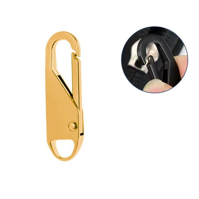 10 Pcs Zipper Slider Puller Instant Zipper Repair Bag Replacement Bad Buckle Travel Bag Suitcase Zipper Head DIY Sewing Craft