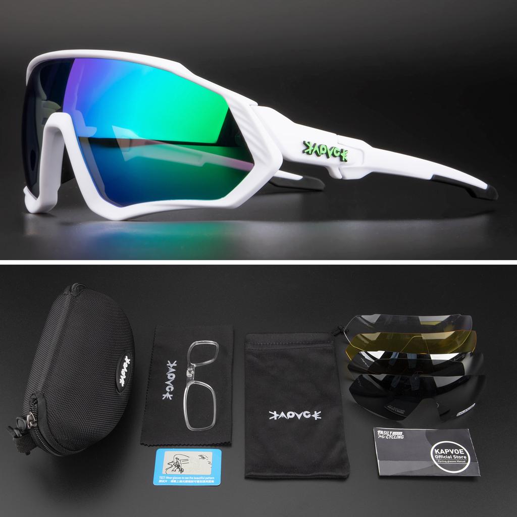 Cycling Glasses Men and Women Outdoor Running Bicycle Polarized Eye Protection Goggles