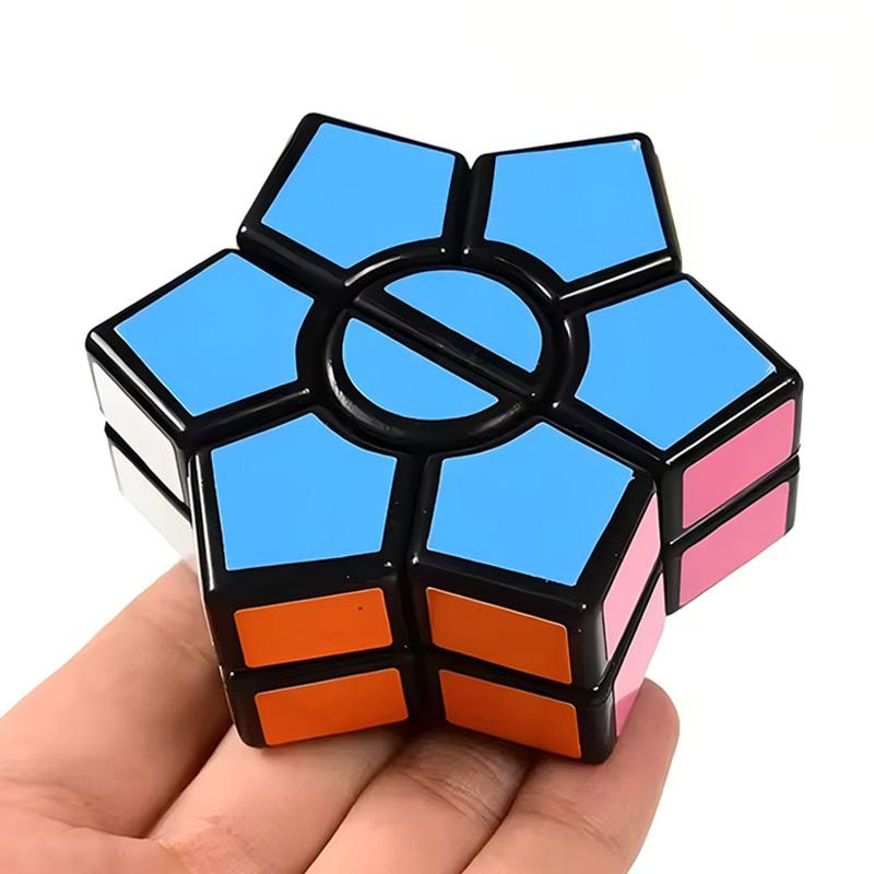 

Unique Two-Layered Hexagon SQ Cube Speed Puzzles Brain Teaser IQ Challenge Educational Gift for Children Boys Girls