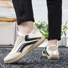 Vintage Flat Bottom Mens Retro Training Sneakers Colorblock Casual Sports Running Shoes