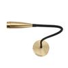 3W LED Reading Light Flexible Gooseneck Aluminum Reading Lamp Hard Wired Warm Light 3000K Wall Sconce Light Bedside