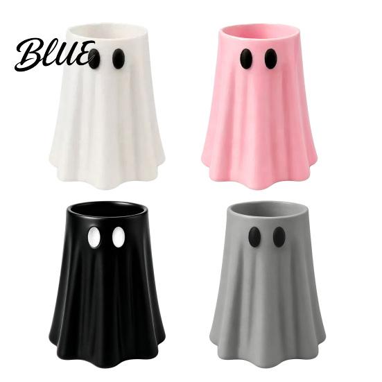 Holiday Table Decoration Halloween Ghost Can Holder Spooky Figurine Drink Reusable Flexible Gift for Friends Cooler Sleeve Party Slim Standard