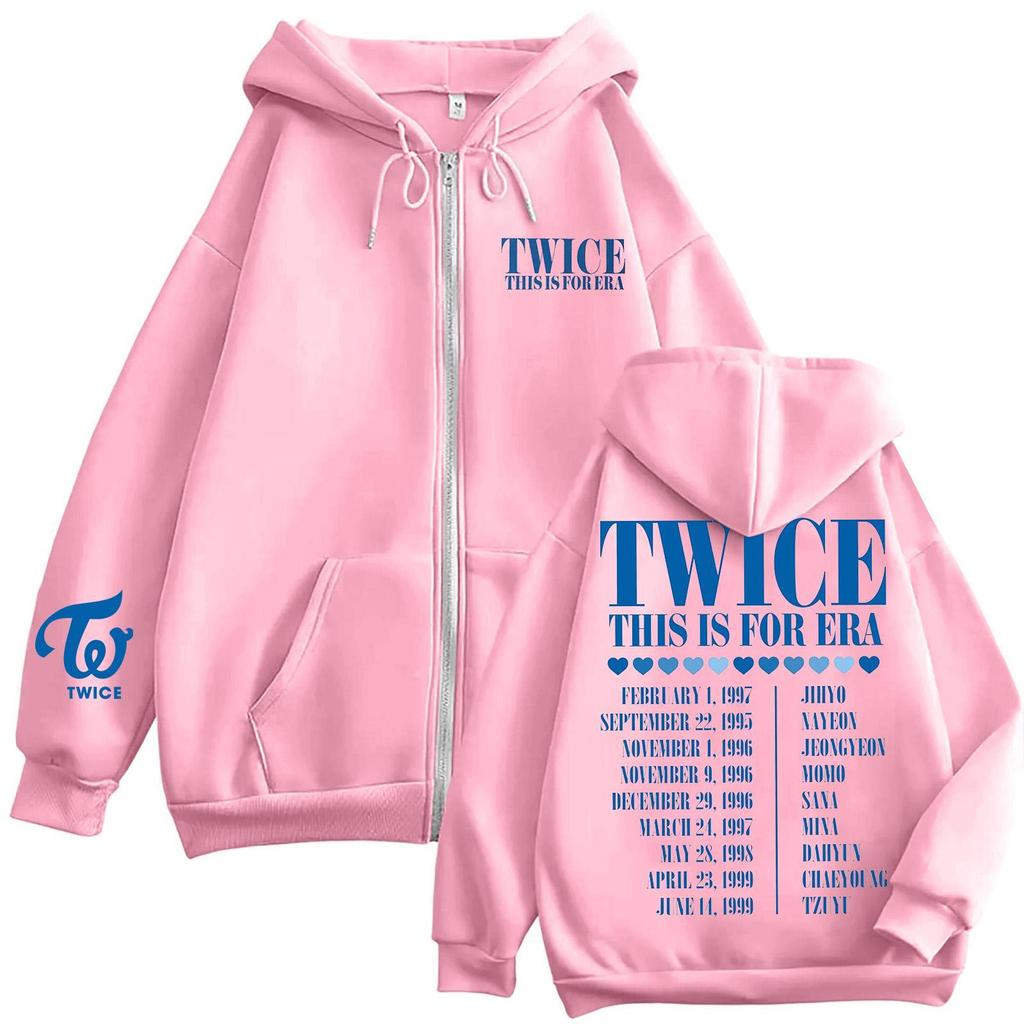 Damen Casual Mode Bedrucktes Langarm-Kapuzensweatshirt mit Reißverschluss