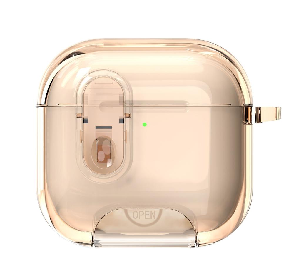 Clear Soft TPU Earphone Case Cover for AirPods 4 And AirPods Pro 2 with Phone Holder Compatible with Air Pods 4th Pro2 Case
