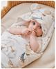 Class A Detachable Newborn Swaddle Blanket: Thick Anti-Startle Autumn/Winter Receiving Blanket for Delivery Room