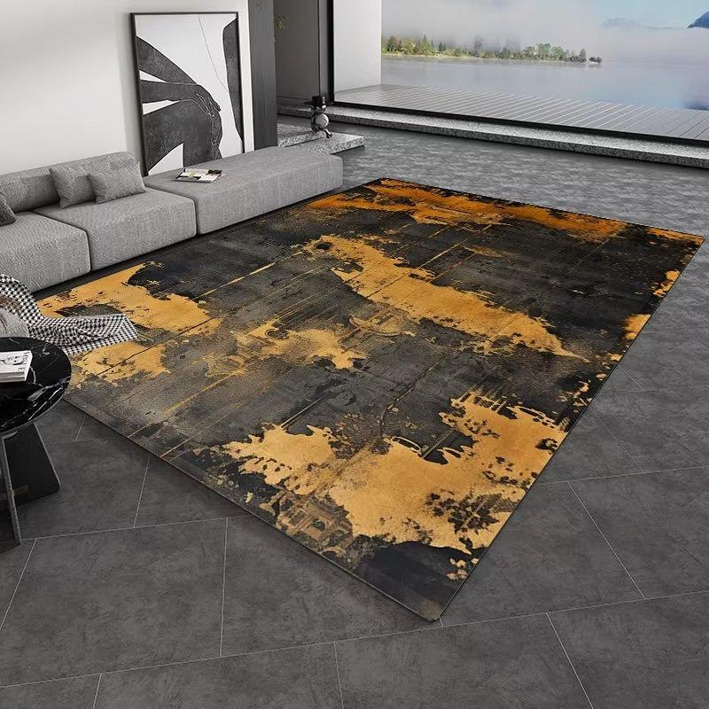 Modern Abstract Carpets for Living Room Elastic Design Large Area Rugs Sofa Chair Floor Mat Decoration Bedroom Carpet Non-Slip