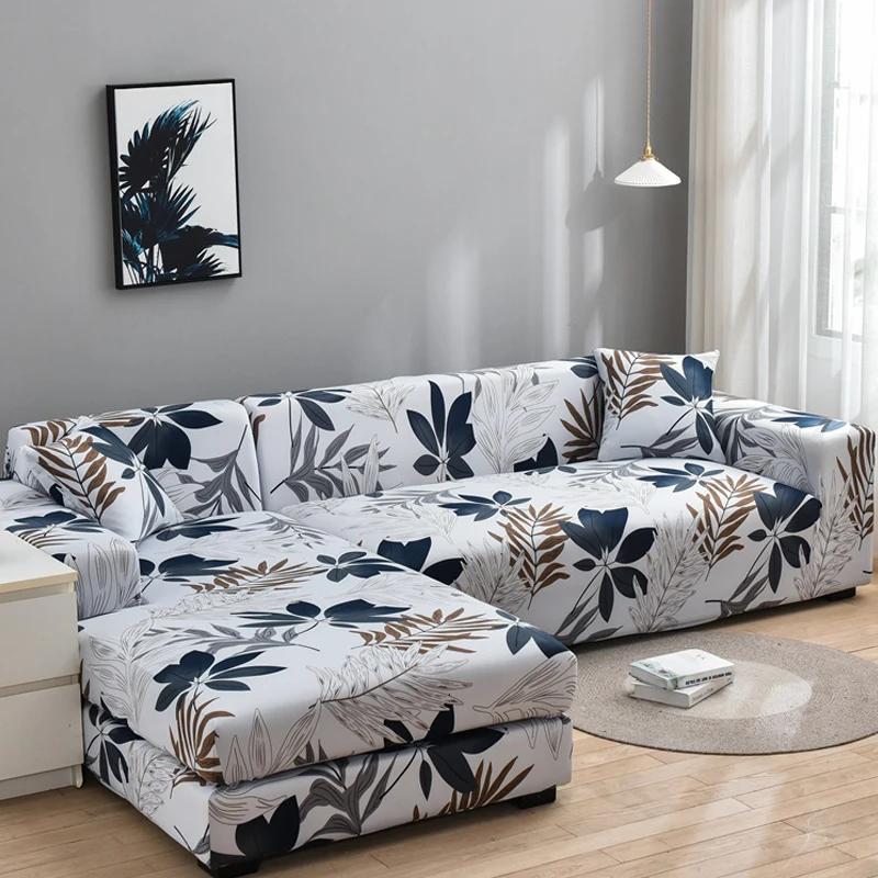 Elastic Sofa Cover 1/2/3/4 Seater L Shaped Corner Sofa Cover Protector For Living Room Stretch Cover For Sofa Couch Armchair