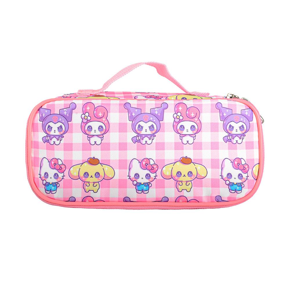 Stitch Stitch Pencil Case Pink Stationery Case Girl Pencil Case Elementary And Secondary School Bag