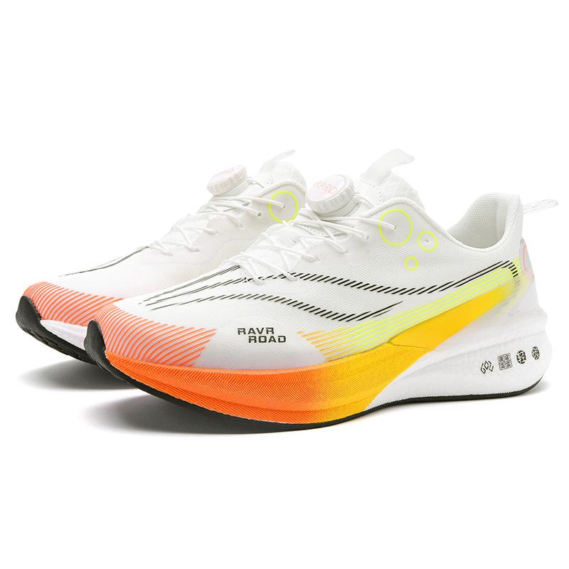 

Кроссовки для бега по пересеченной местности из высококачественного карбона, мужские, на толстой подошве, высокоэластичные, дышащие, амортизирующие, для марафона, спортивная обувь 44