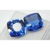 Natural Blue Tanzanite Loose Gemstone 16.00 Ct Square Cushion Shape for Jewelry Making and Crafts