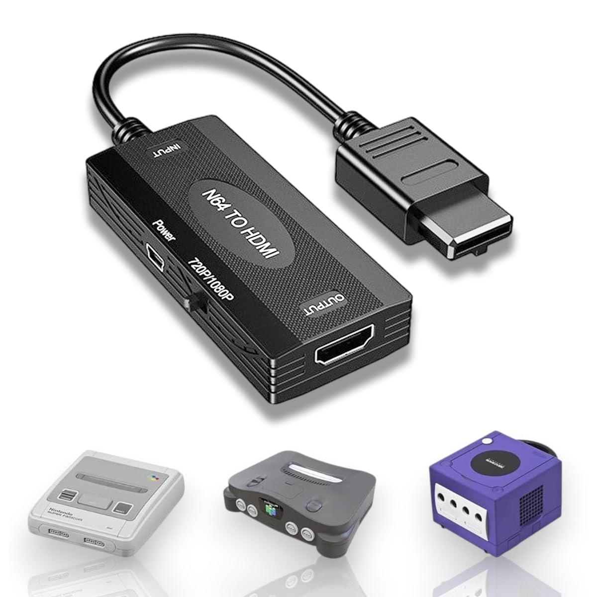 

Конвертер Совместимый с HDMI 1080p Адаптер K&SGAMER Мульти-Конверсия SFC/GC/64