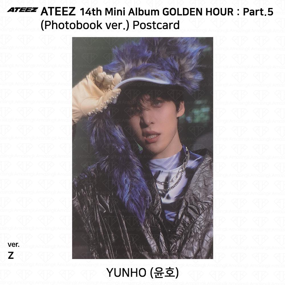 ATEEZ 14th Mini Album Golden Hour Part.5 Photobook ver. Photocard Z VER