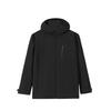 Comfortable Simple Versatile Hooded Sports Zip Jacket Men Jackets Basic-Black 152527624-5