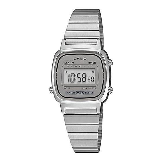[Casio] Женские часы CASIO Цифровые НОВЫЙ Дизайн LA670WA-7 Серебристые x Серые Зарубежная модель [Параллельный импорт]
