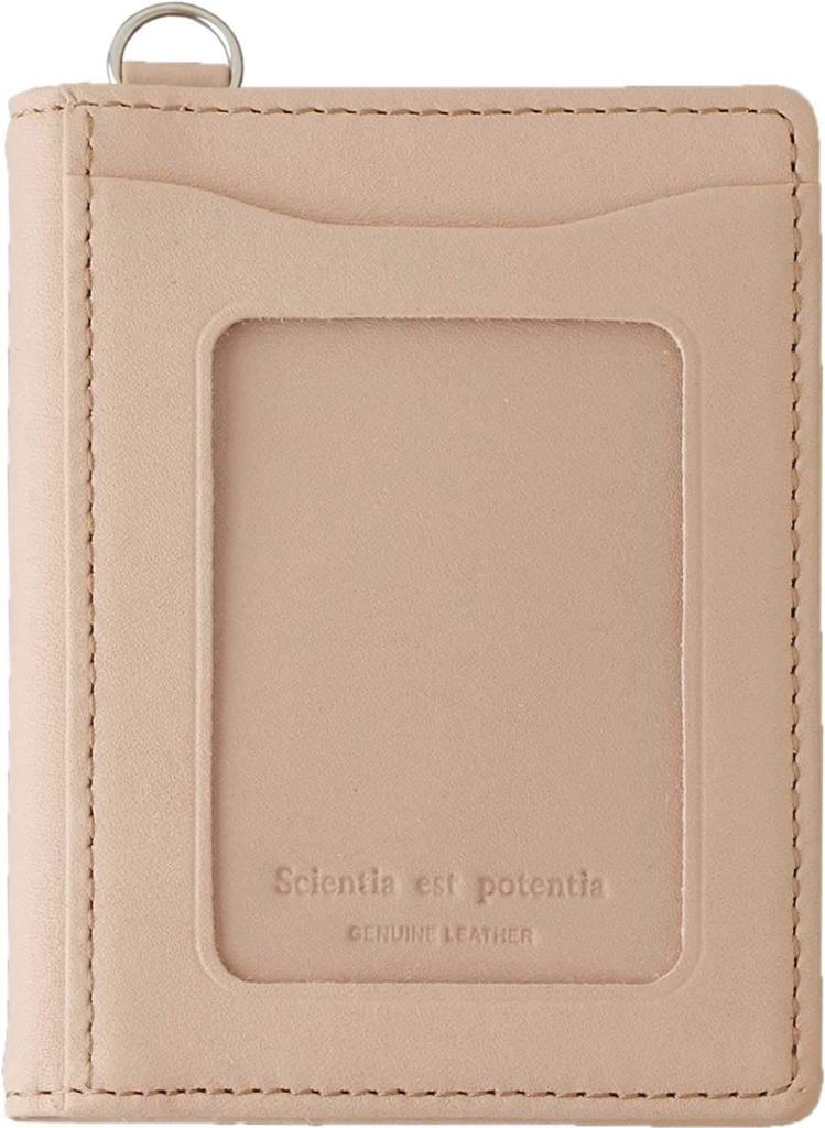Pass Coin Case Noir Genuine Leather Mocha Slip-on NSL-3202-MOC