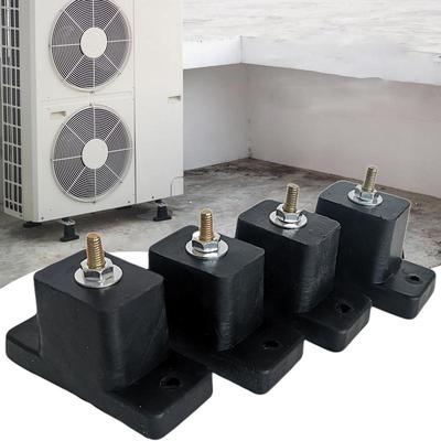 Air Conditioning Shock Pads 4Pcs Rubber AC Condenser Shock Absorbing Pads Damping Compressor Feet Anti Vibration Pad for Air