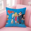 A-American D-Dad! Anime Cushion Cover Home & Car Multi-Scene Pillow Cover - Reversible, Soft & Durable for Daily Use
