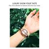 POEDAGAR Fashion Square Ladies Wristwatch Waterproof Leather Luxury Diamond Quartz Woman Watch Elegant Casual Watches