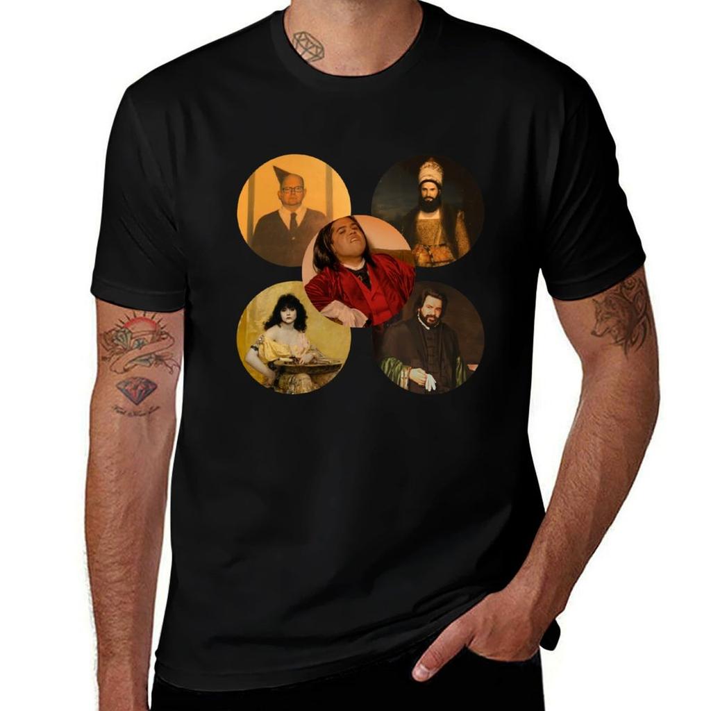 Wwdits Nadja Nandor Lazlo Colin Robinson Guillermo T-Shirt All Match Print Kurzarm Top