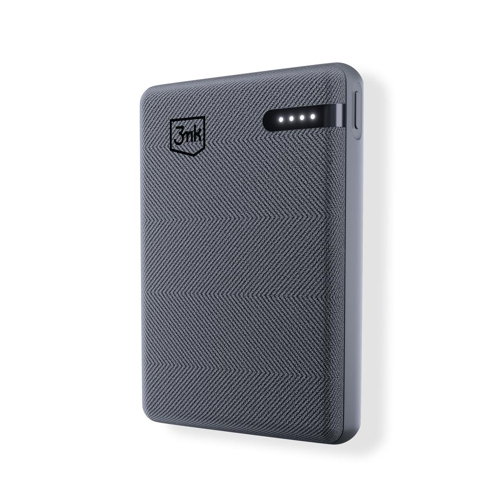Accessories - 3Mk Pocket Powerbank 5,000Mah 12W Usb 1C-Grey
