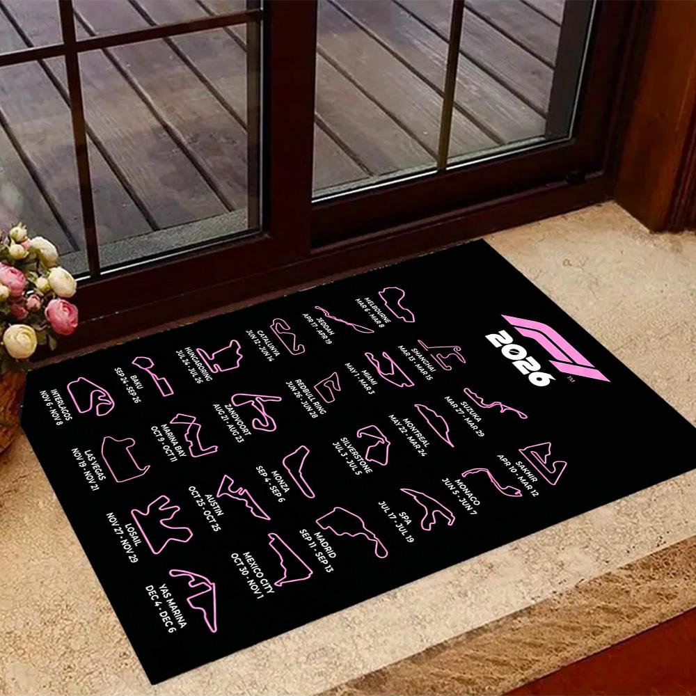 Formelkalender Fußmatte Design für Spielzimmer Dekorieren Sie Zimmer Eingangsbereich Esszimmer Anti-Rutsch-Teppich Dekorieren Sie Büros Spirituelles Geschenk