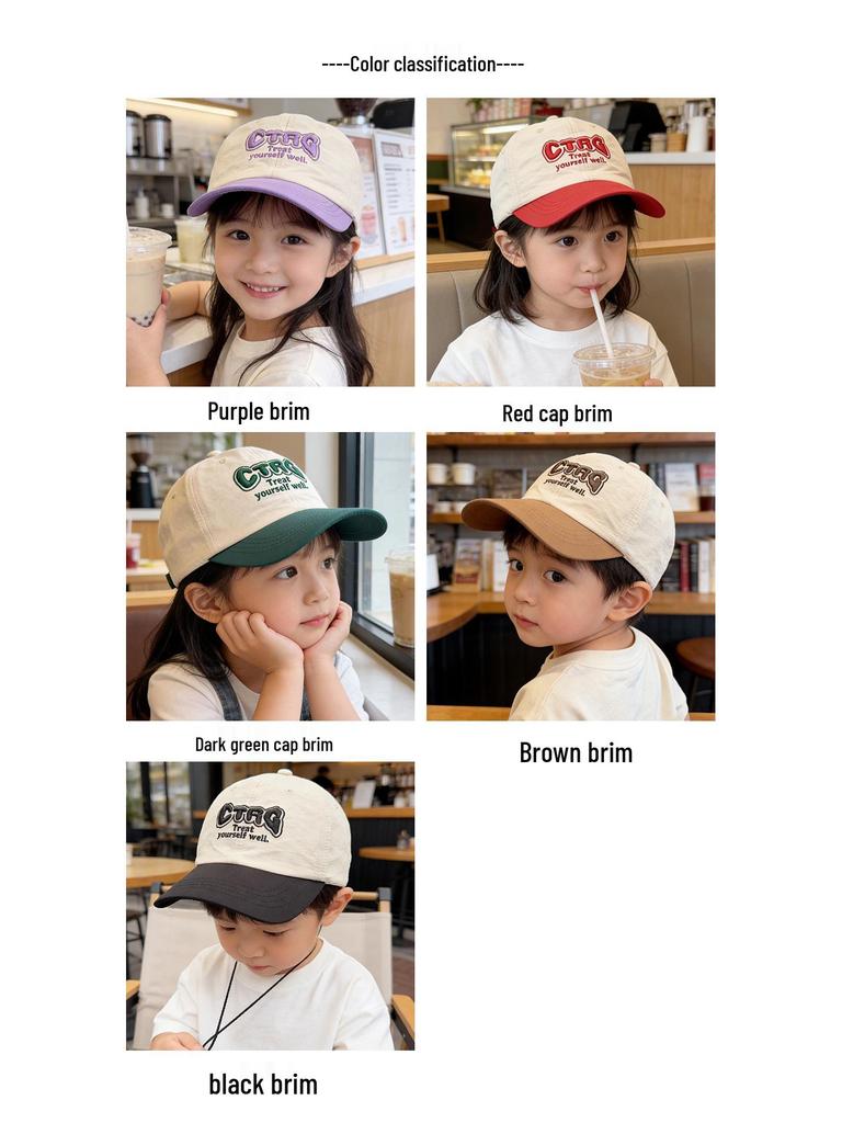 Children's Unisex Quick-Dry Sun Protection Baseball Cap with CTRG Embroidery