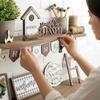 Set of 11 Farmhouse Tiered Tray Set, Rustic Home Tiered Tray Decorations Wooden Signs Farmhouse Tabletop Wood Signs for Kitchen Table Shelf Decor