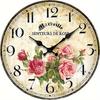 Product Suitable for 11 Programs, Antique Rose Decorative Hanging Clock, Very Suitable for Home Decoration and Gift Ornaments On Mother's Day