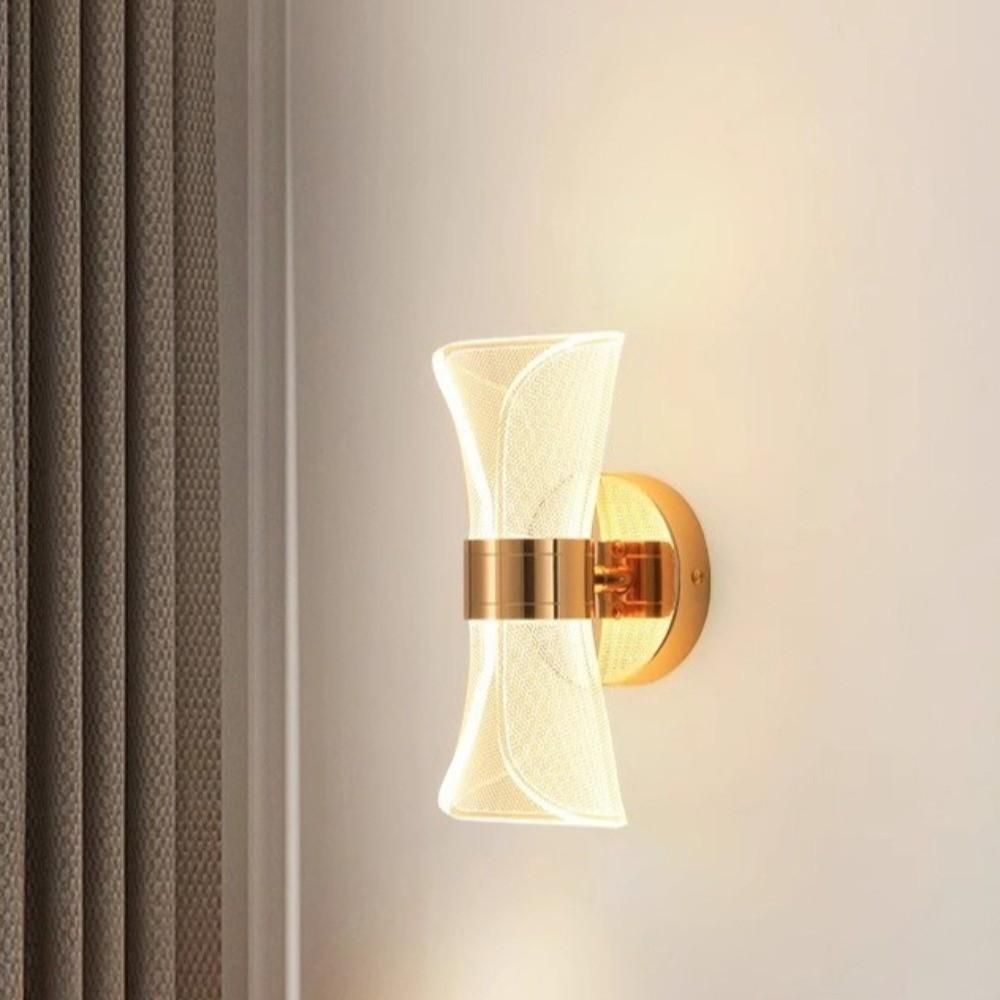 Luxury LED Wall Light Dimmable Nordic Wall Lamp Creative Bedside Lamp  Restaurant