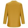 Camicia estiva taglie forti tinta unita casual in cotone e lino, camicetta vintage con tasca, abbigliamento da donna