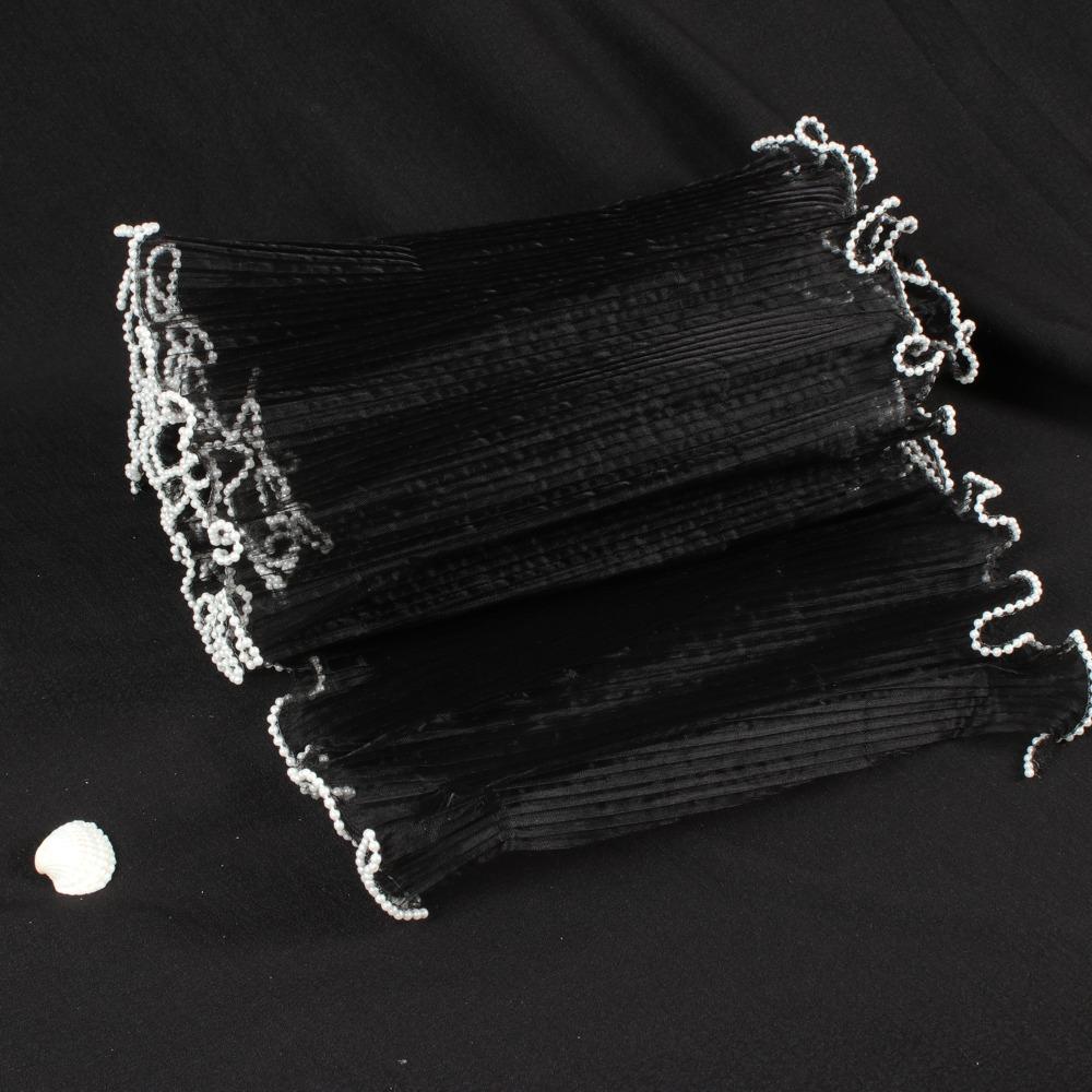 Pearl Lace Flower Wrapping Cloth Handmade Bouquet Florist Gift Packaging Paper 28cmx4Yards Wave Yarn Flower Bouquet Wrapping