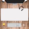 XXL White Mouse Pad Gaming Accessory Stitched Edges Long Deskmats HD Computer Extended Non-Slip Keyboard Mat for Laptop Mousepad