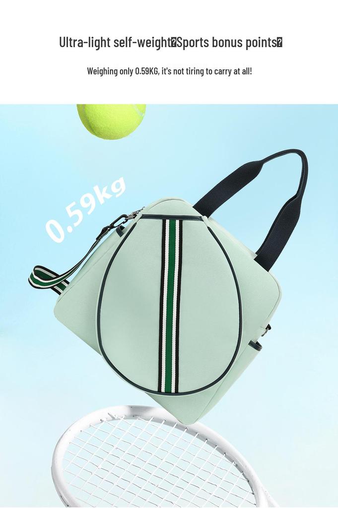 High-End Multi-Use Tennis & Badminton Racket Bag - Single Shoulder, Hand-Held, Crossbody, Large Capacity