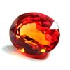 Sri Lanka Orange Oval Cut 11.12 Ct Natural Sapphire Loose Gemstone CERTIFIED B-29 002