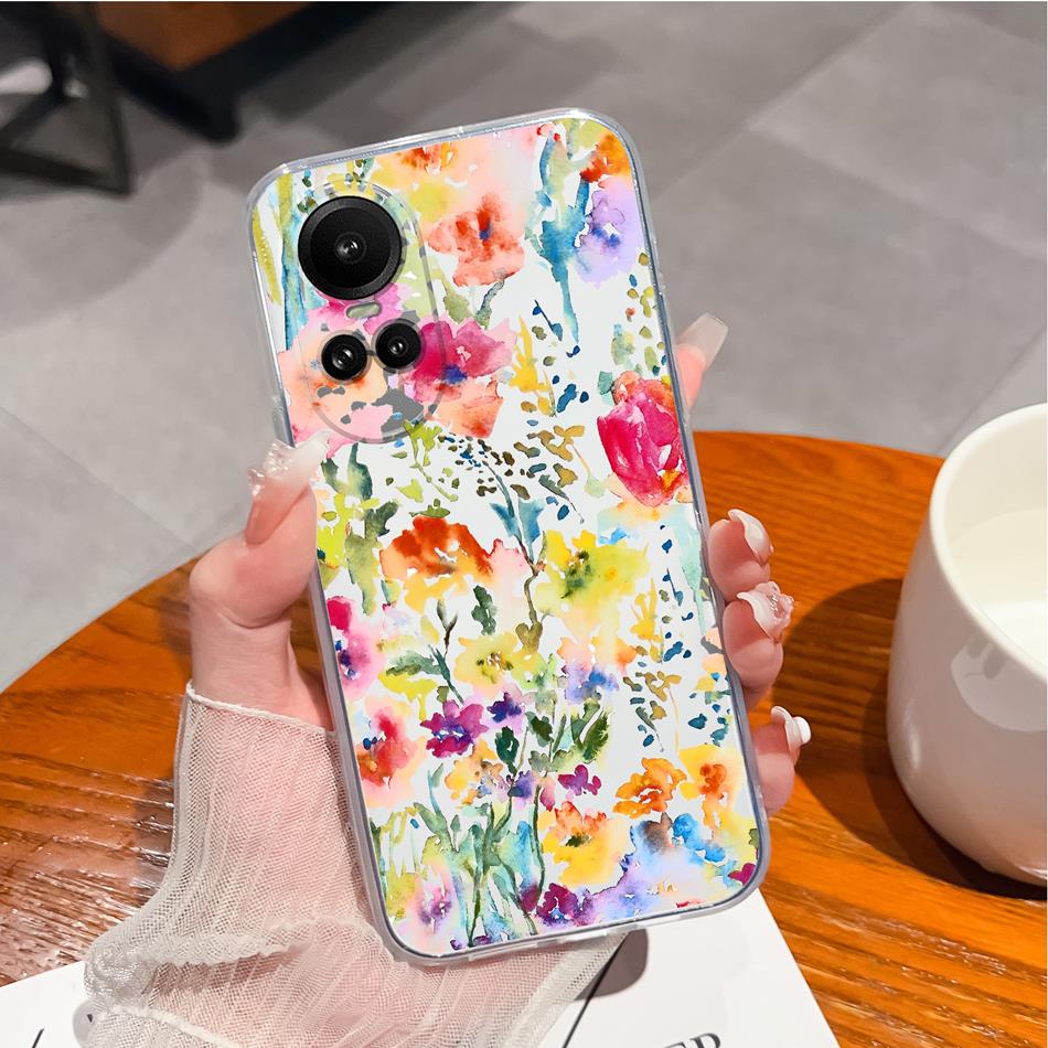 Case For Oppo Reno 10 Pro 5G Special Soft Silicone Transparent Anti Drop Phone Cover For Oppo Reno10 10Pro Back Shell Funda Capa