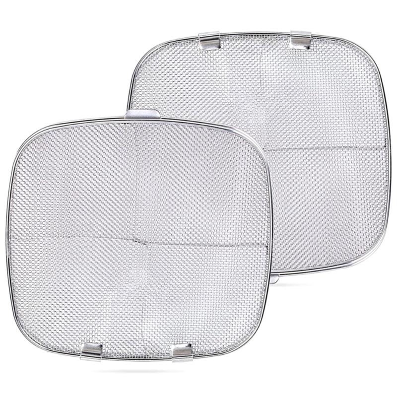 Detachable Splatter Shield Stainless Steel Splatter Screen Reusable Air Fryer Accessory Replacement Part for AG301 AG300