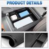 For BYD Shark 6 2024 2025 2026 Center Console Organizer Central Control Storage Box with Mat Car Armrest Organizer Accessories